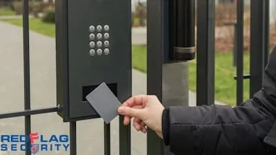 Gate access control with intercom
